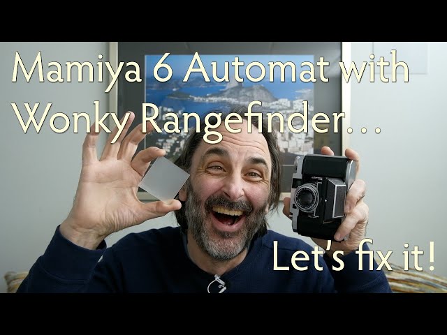 Let's fix the wonky rangefinder in the Mamiya 6 Automat