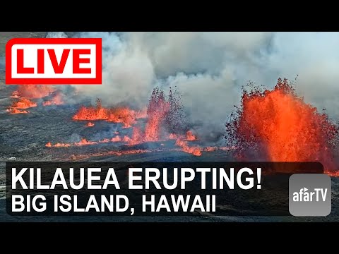 🔴 Live Now: New Kilauea Volcanic Eruption in Hawaii (Fullscreen)
