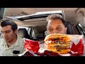 Wendy’s Big Bacon Cheddar Triple Cheeseburger | Eating Show