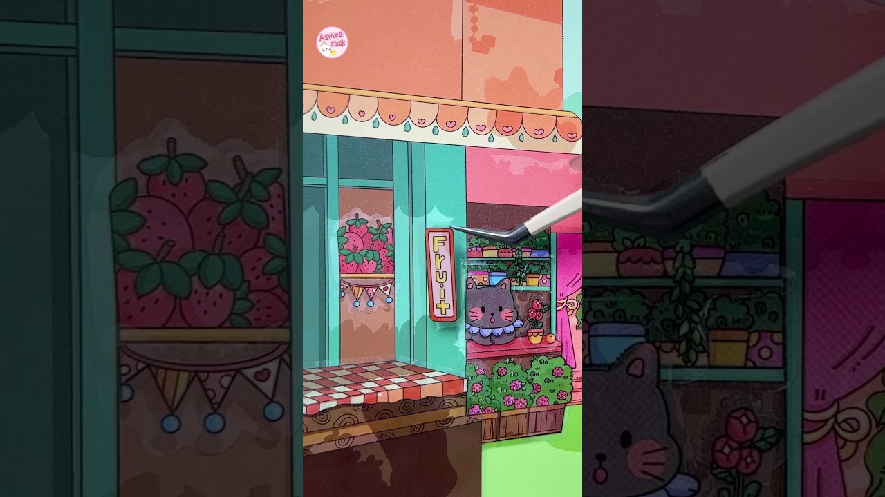 DIY Sticker House - Relaxing ASMR 