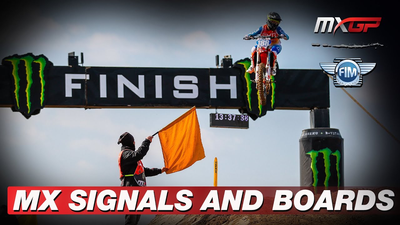 MX Signals and Board from a Rider's point of view | MXGP 2022 #MXGP # ...