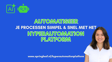 Automatiseer je Processen Simpel & Snel met het Hyperautomation Platform