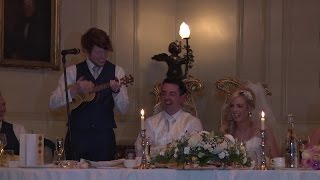 Best Man Delivers Speech By Ukulele Tribute Song - www.phvideo.net