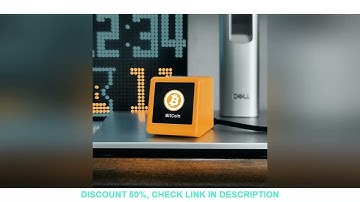 Bitcoin Price Display Ticker with Smart Weather Clock, Support Cryptocurrency and Stock and Exchange