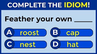 English Idiomatic Quiz | CAN YOU SCORE 20/20? #challenge 47