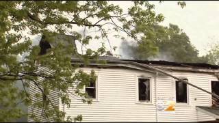 New Jersey Home Goes Up In Flames After Lightning Strike