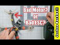 Quadcopter motor twitching. What next? | BAD MOTOR OR ESC TROUBLESHOOTING GUIDE