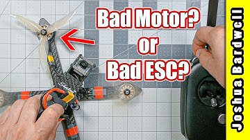 Quadcopter motor twitching. What next? | BAD MOTOR OR ESC TROUBLESHOOTING GUIDE