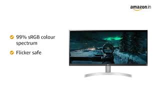LG UltraWide 87 cm (34 Inches) WFHD (2560 x 1080) IPS Display - HDR 10, Radeon FreeSync, sRGB 99%,