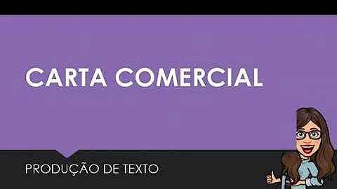 Como deve ser a iniciação de uma carta comercial?