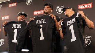 With the oakland raiders moving to las vegas in 2020 season, team's
2019 draft picks - clelin ferrell, josh jacobs and johnathan abram
talk about w...