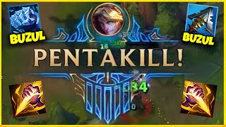 S13 Buzul Ezreal Jungle Geri Döndü! Penta Atarken Milyonda 1 Olcak Olay Yaşadık