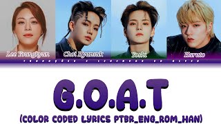 TREASURE - G.O.A.T (Rap Unit) (Feat. Lee Younghyun) (Color Coded Lyrics Ptbr_Eng_Rom_Han)