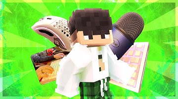 minecraft bedwars custom keyboard in [240fps] asmr sounds w/ handcam