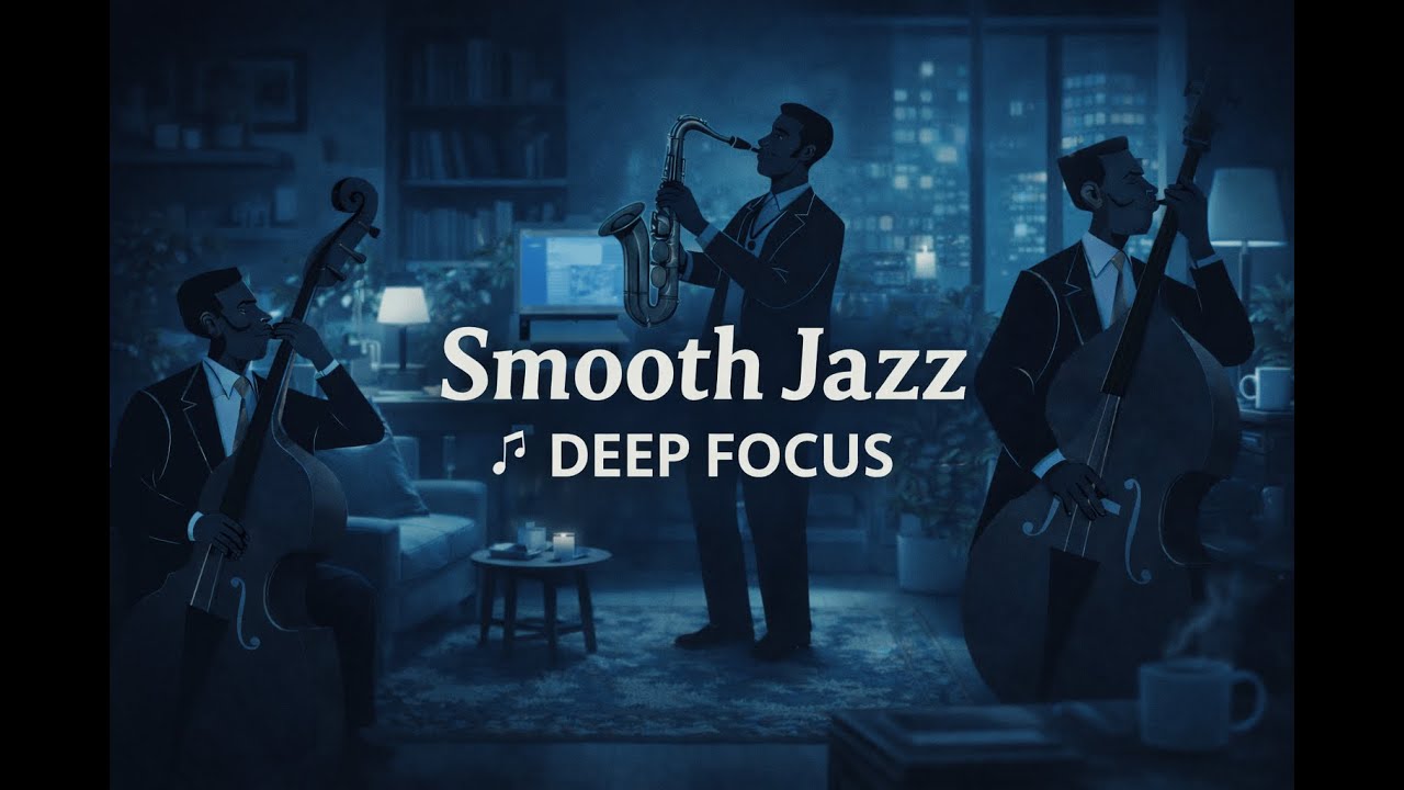 Smooth Jazz Deep Focus 🎷 | Relaxing Jazz Music for Work & Concentration