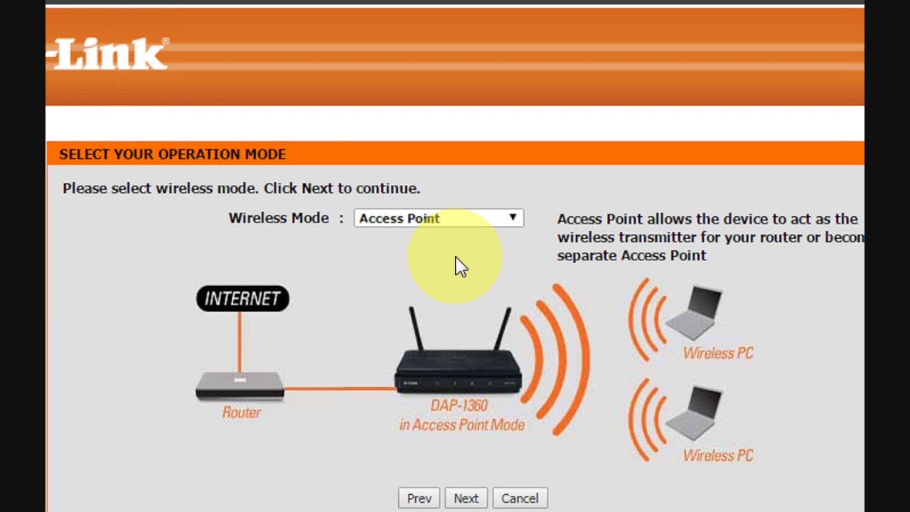 D-Link DAP-1360 - Point d'accès / répéteur wifi N300 - Point d