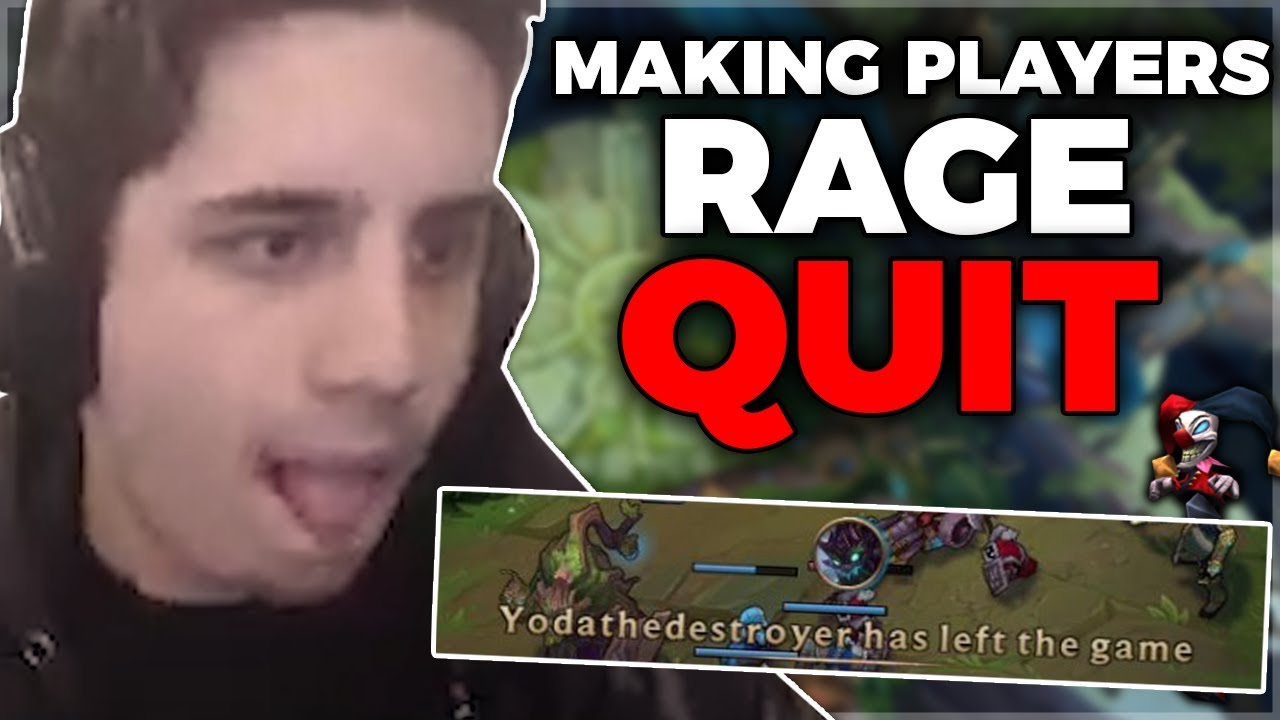 MAKING PLAYERS RAGE QUIT ft. SHACO 