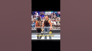 Roman Reigns & Brock Lesnar Then 😳 vs Now 🥹 edit 🩵