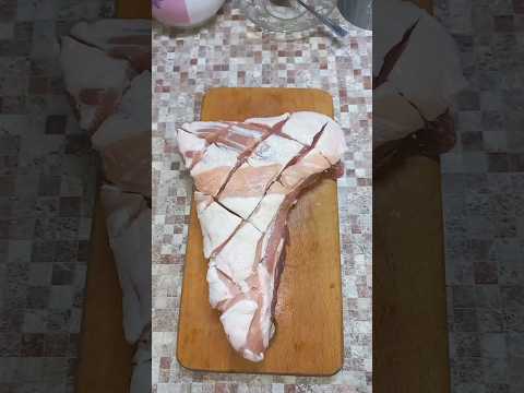 Мясо запеченое.#грудинка #ребра