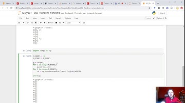CompBio 1.2 - Random networks, visualizations, degree distribution