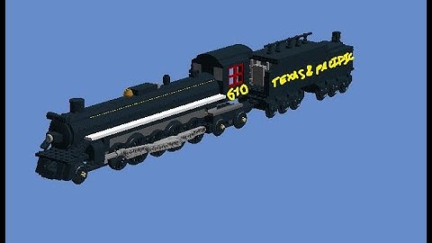 How To Build A Lego 2-10-4 Texas & Pacific #610 🇺🇸