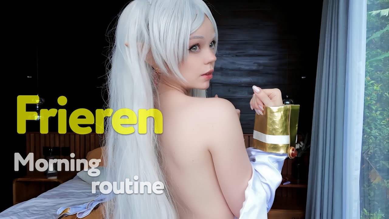 Morning routine with Frieren | Frieren: Beyond Journey's End cosplay