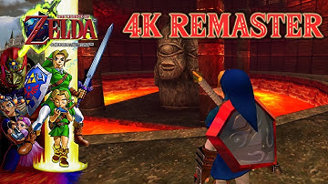 🔴 Ocarina of Time 4K REMASTER | Gerudo Training Grounds | Ice Arrows