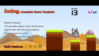 Swing unity full game template