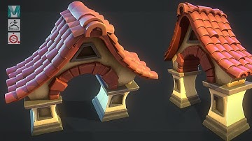 Stylized Arch - Autodesk Maya 2022, Zbrush, Substance Painter
