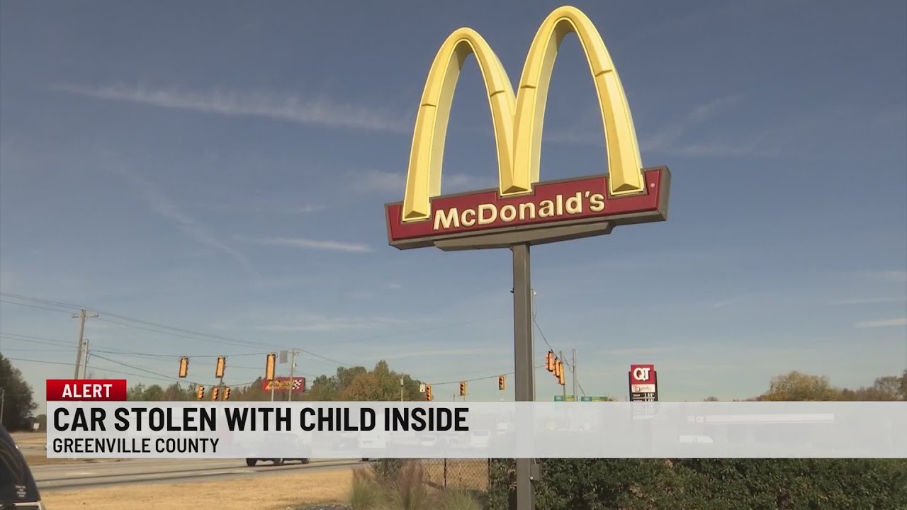 Car stolen with child inside in Greenville Co. - YouTube
