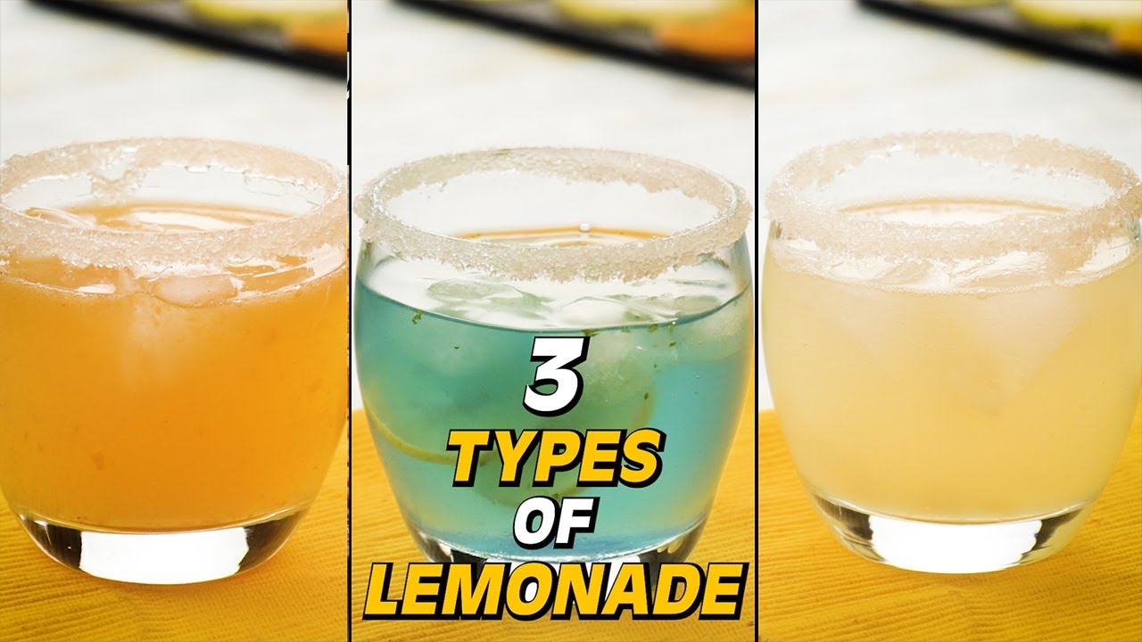 Lemonade 3 Ways | Lemonade Recipe | Electric, Peach, Pineapple   Lemonade | Iftar Recipes | SooperChef