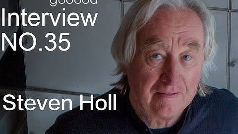 gooood Interview with Steven Holl
