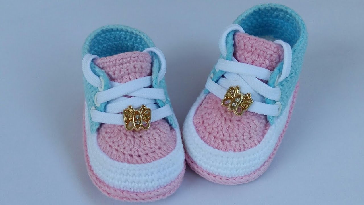 tenis croche bebe