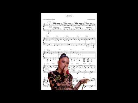La noia (spartito pianoforte) - Angelina Mango