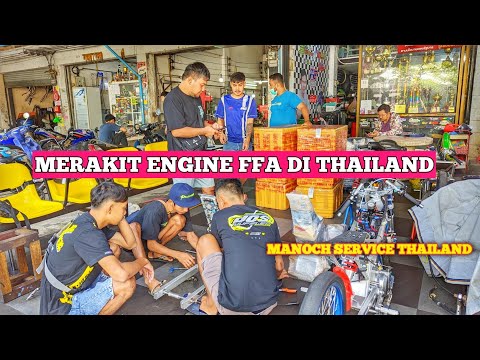 MERAKIT MESIN DIBNGKL MANOCH SERVICE THAILAND - H.PUTRA969 FT DOS MUFFLER