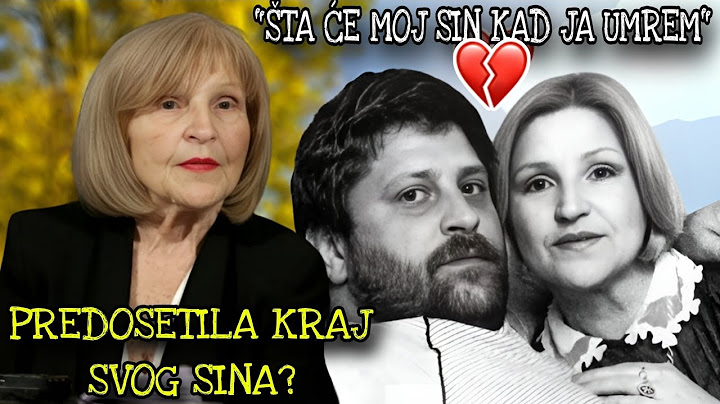 Oglasila Se Mira Banjac Nakon Smrti Sina-Njene Reči Teraju Suze Na Oči