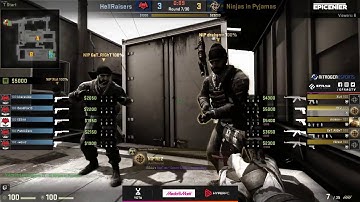 NiP vs HellRaisers - EPICENTER 2017 Europe Closed Qualifier - map1