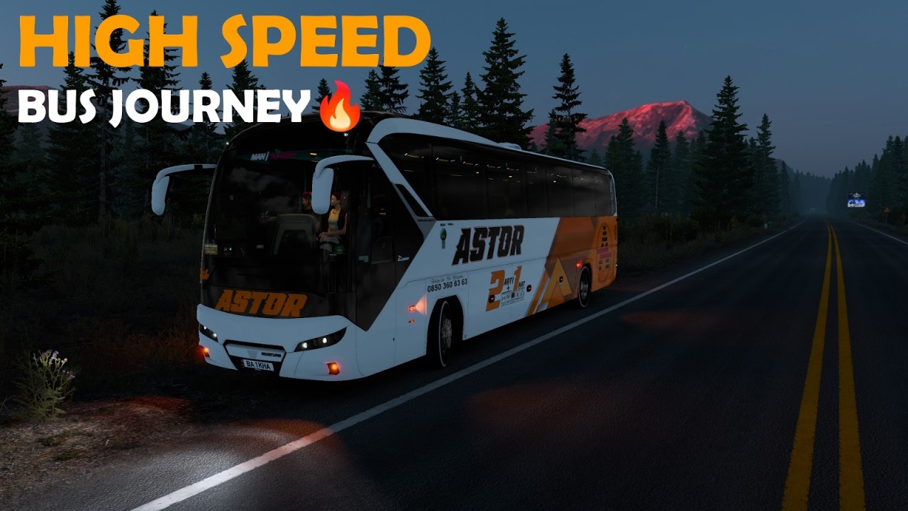 HIGH SPEED BUS JOURNEY🔥🔥 | ETS 2