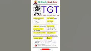 UPPSC Assistant Teacher TGT Vacancy 2025 || UPPSC TGT recruitment 2025 || UP Teacher vacancy #shorts