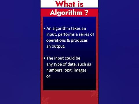 What is an Algorithm ? | Algorithm Interview Questions for freshers ...