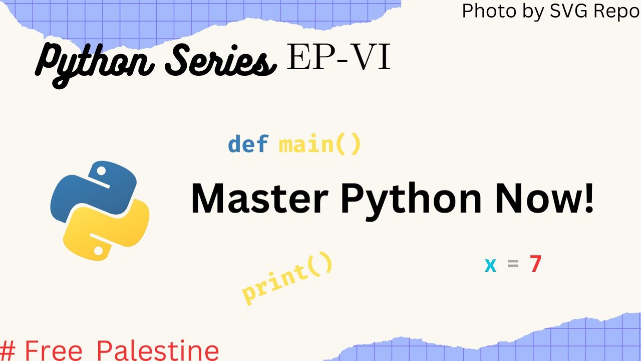 Python Series: Ep-6 - YouTube