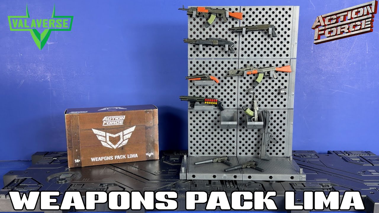 Valaverse Action Force Weapons Pack Lima Review - YouTube