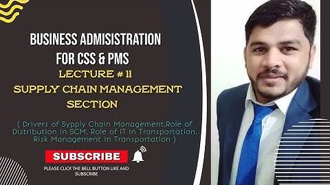 Business Administration in CSS & PMS | lecture # 11 | SCM Section | CSS PMS | Learn with ZA