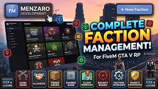 Menzaro Faction Panel | Ultimate Faction Management [ESX/QB]