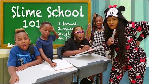 Super Siah Goes To SLIME SCHOOL With Panton Kids