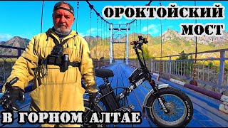 Через Катунь в горном Алтае / Ороктойский мост