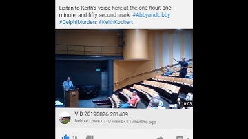 Delphi Murders; Sheriff Tobe Says “I know that voice”