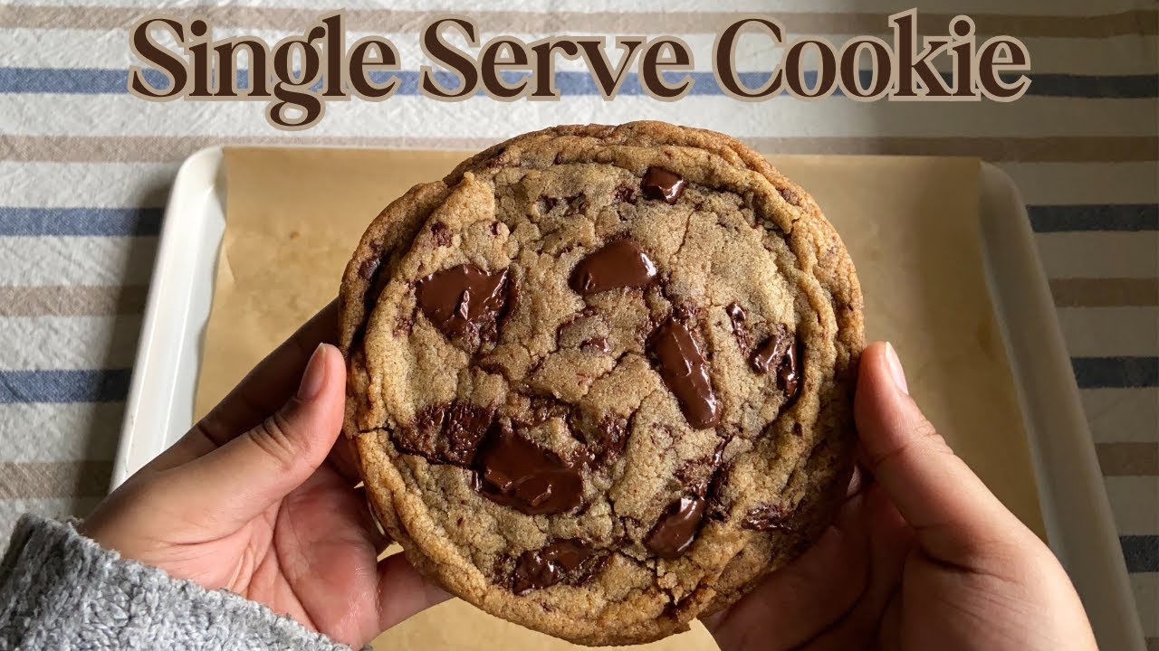 Chewy Single Serve Chocolate Chip Cookie ♡ Bake With Me