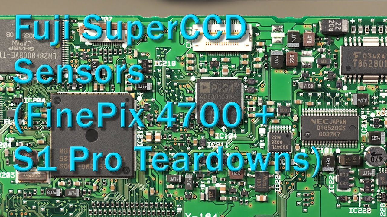 SuperCCD Sensor Examination (FinePix 4700 + S1 Pro Teardowns) 