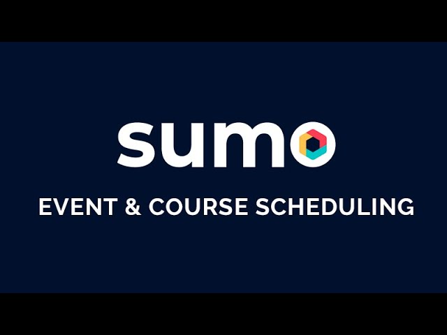 SUMO - Event and Course Scheduling